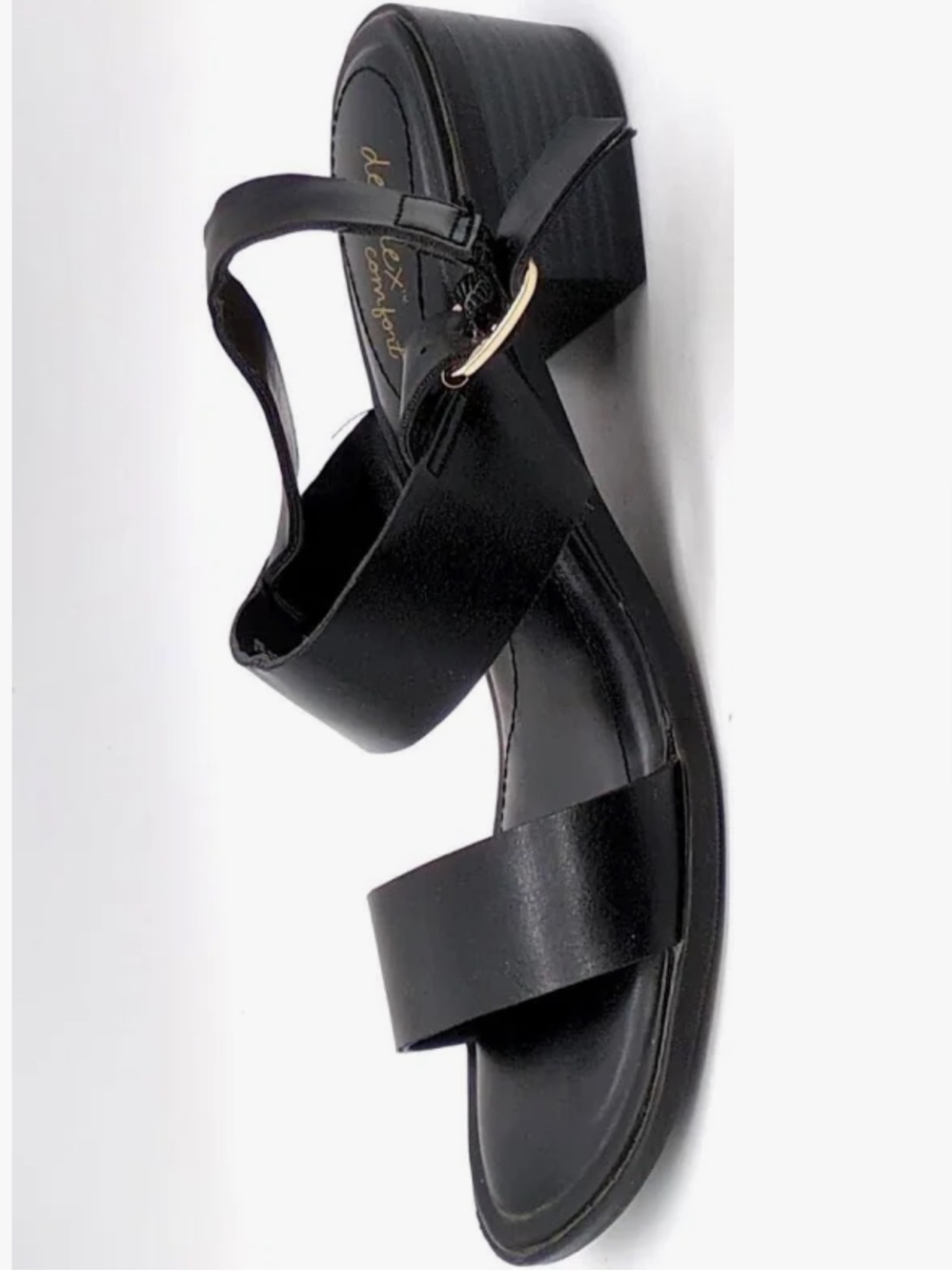 Dexflex Comfort Black Women's Sandals